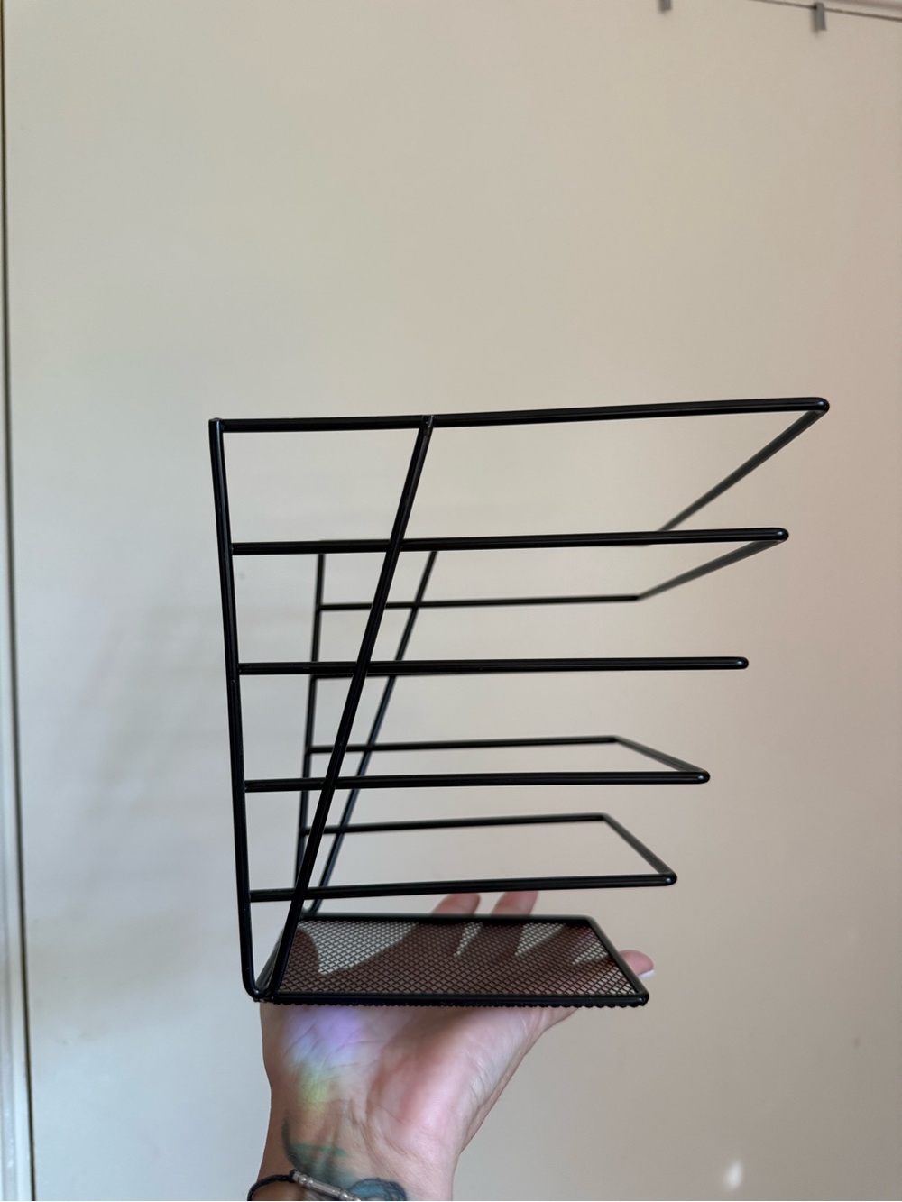 Black Metal Wall File Organizer - Brand - Picture 2 of 12